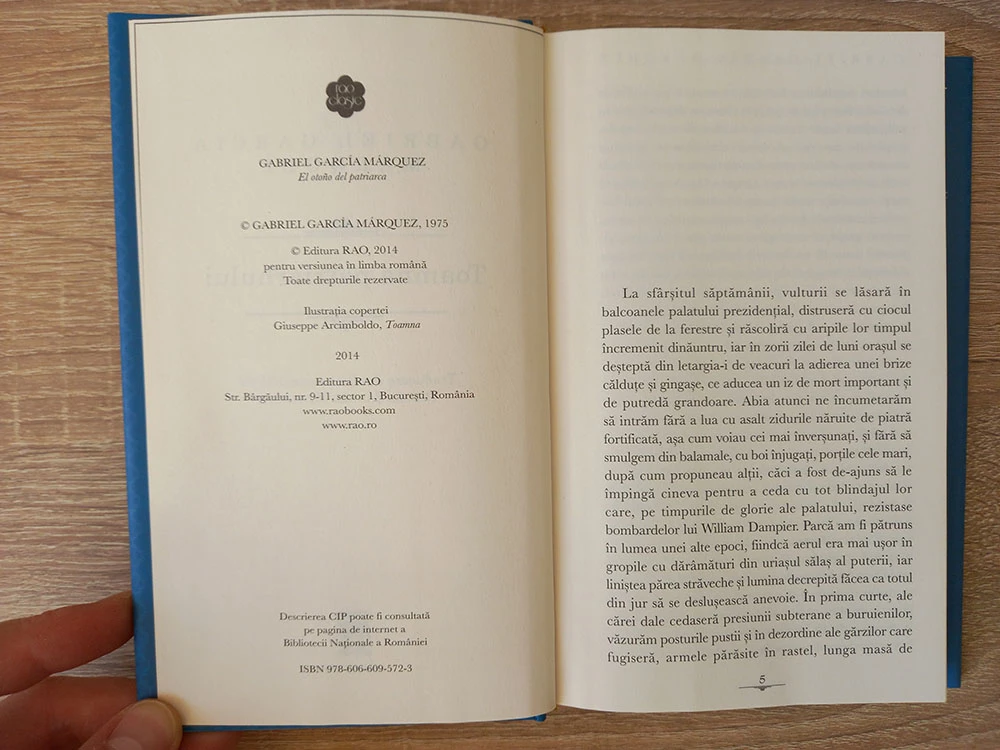 Toamna Patriarhului - Pagina 1